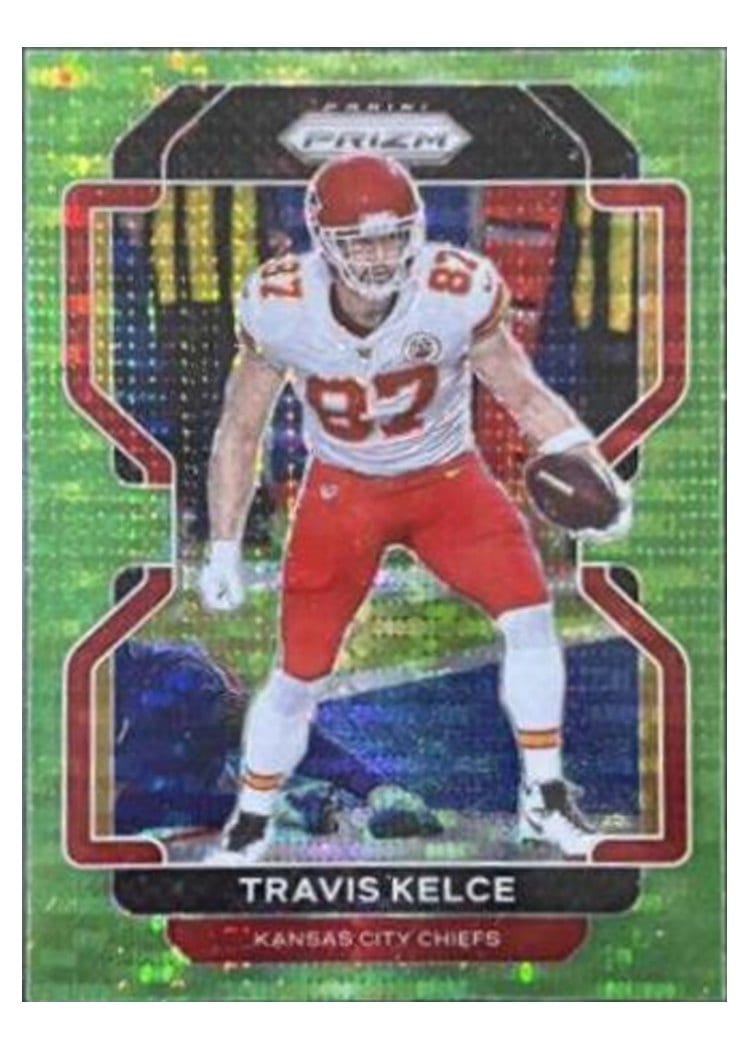 2021 Panini Prizm Base Set Travis Kelce #189 card