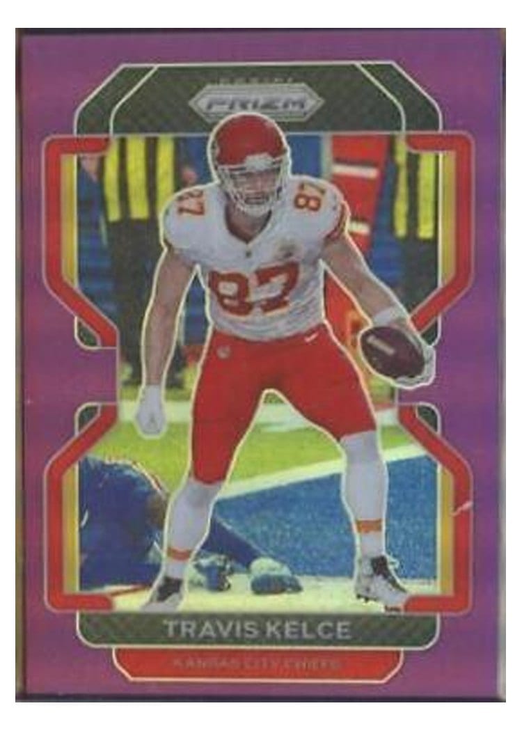 2021 Panini Prizm Base Set Travis Kelce #189 card