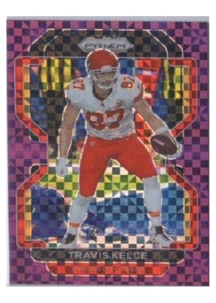 2021 Panini Prizm Base Set Travis Kelce #189 card