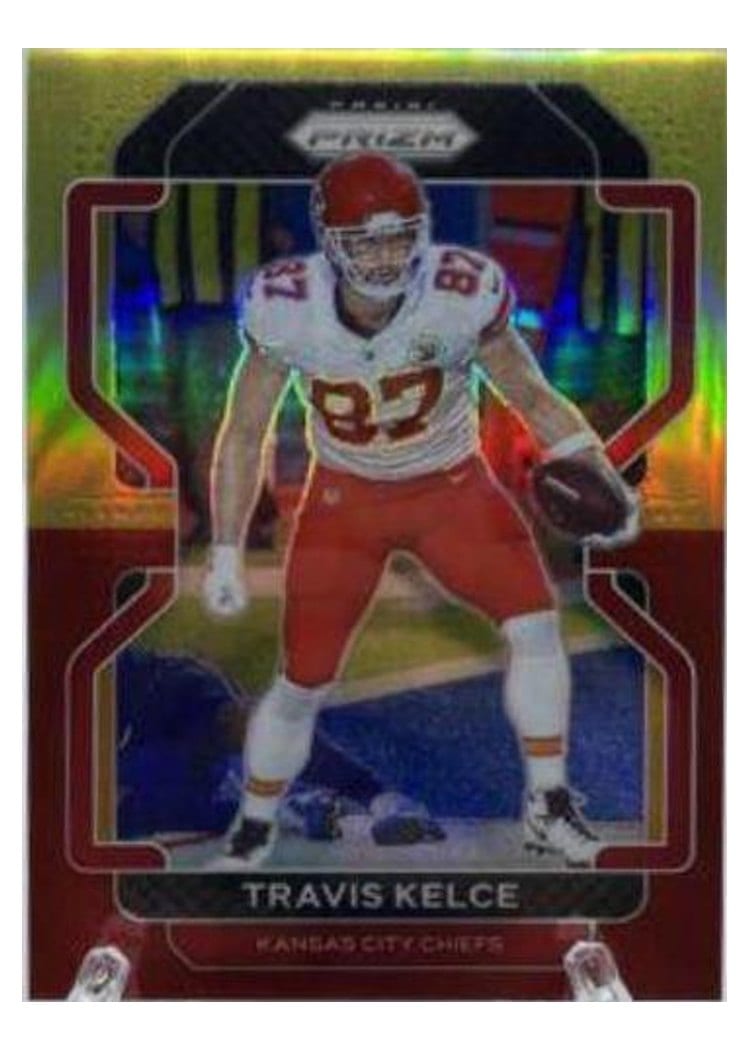 2021 Panini Prizm Base Set Travis Kelce #189 card