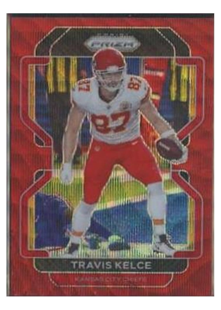 2021 Panini Prizm Base Set Travis Kelce #189 card