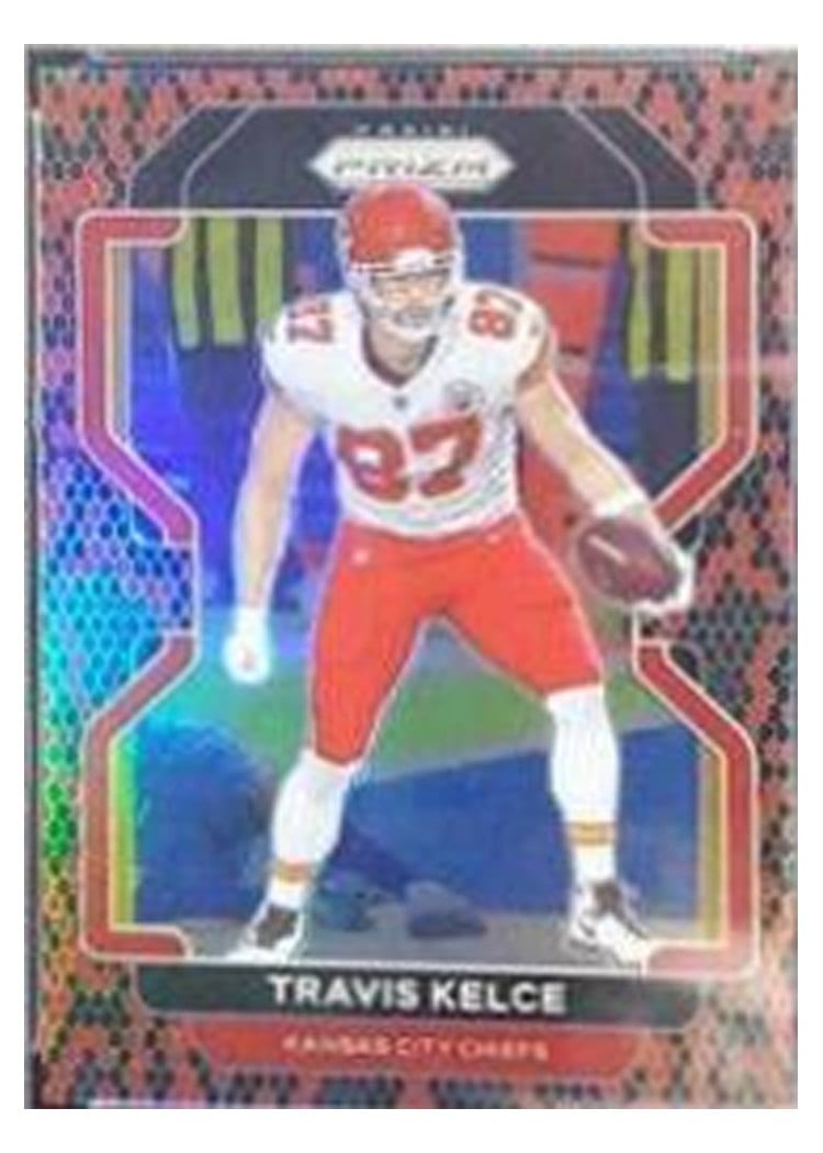 2021 Panini Prizm Base Set Travis Kelce #189 card