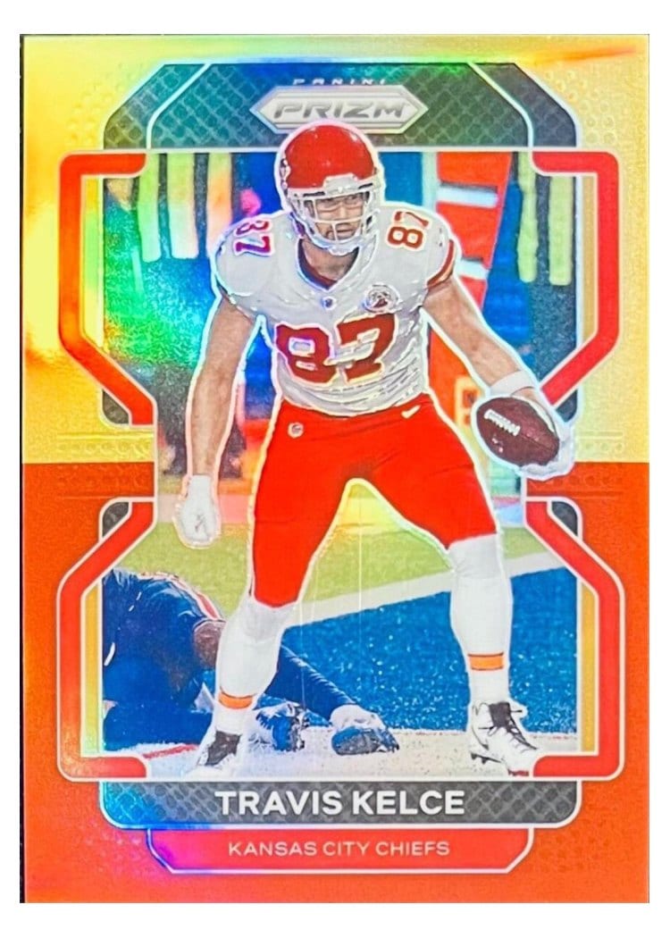 2021 Panini Prizm Base Set Travis Kelce #189 card