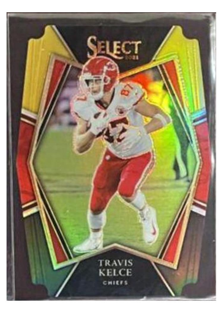 2021 Panini Select Base Set Travis Kelce #118 card