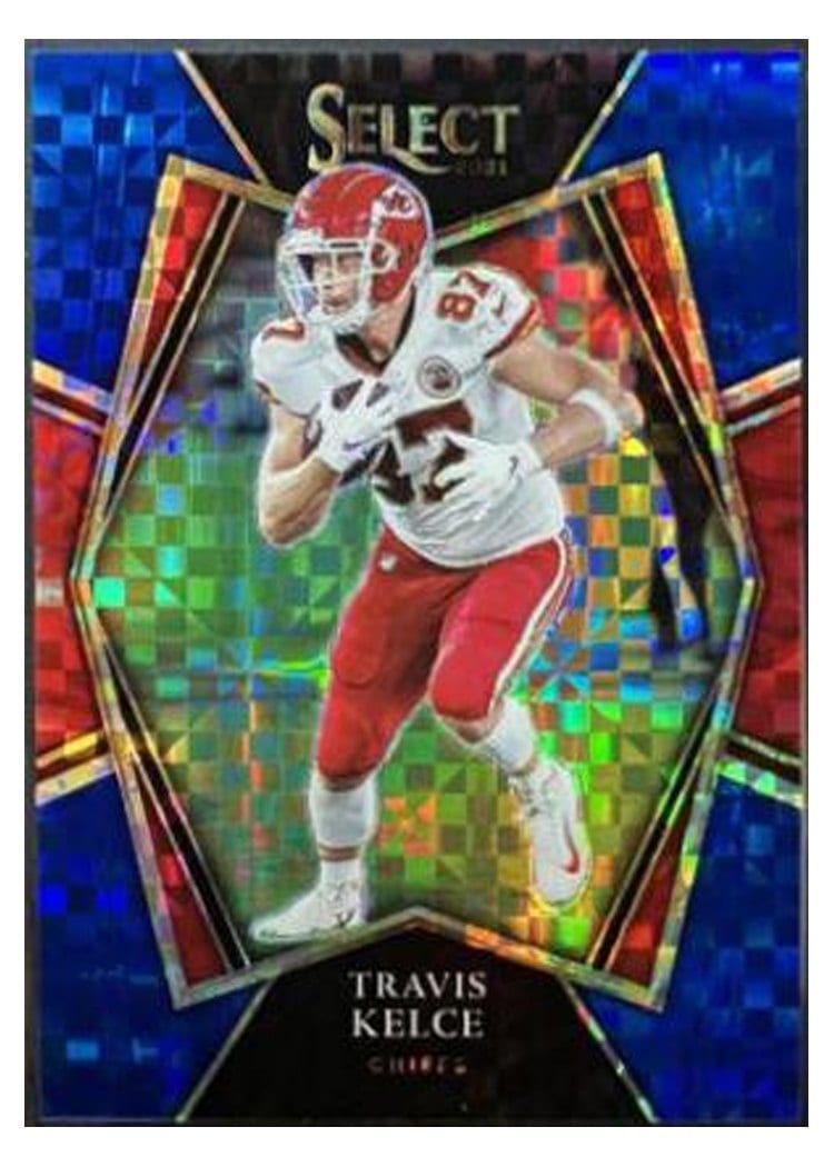 2021 Panini Select Base Set Travis Kelce #118 card