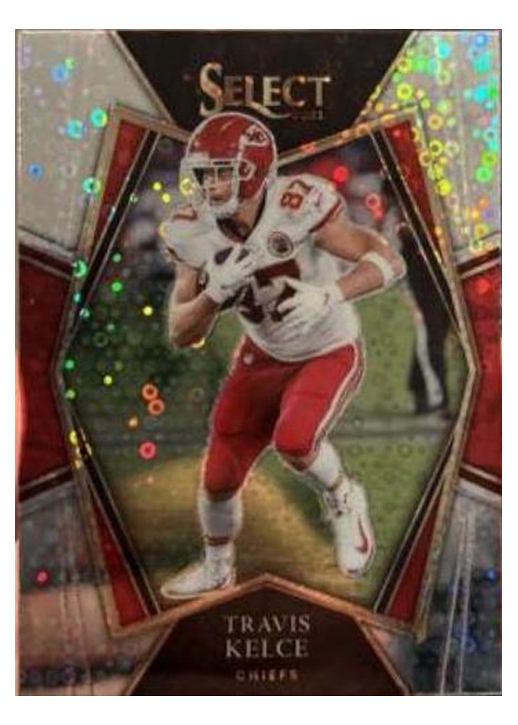 2021 Panini Select Base Set Travis Kelce #118 card