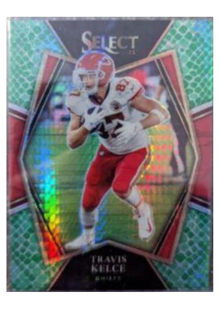 2021 Panini Select Base Set Travis Kelce #118 card