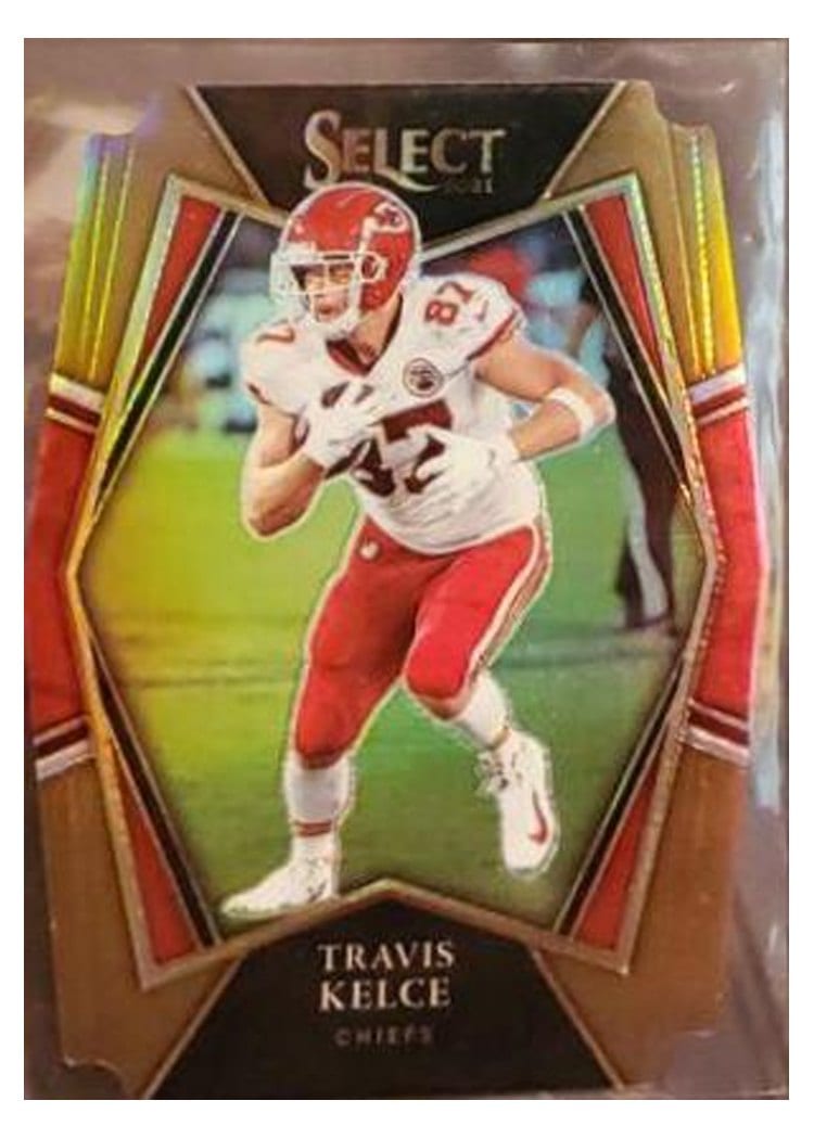 2021 Panini Select Base Set Travis Kelce #118 card