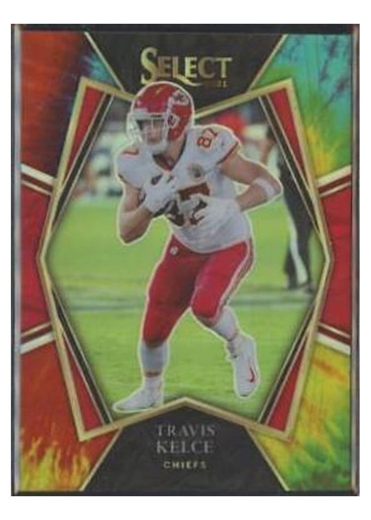 2021 Panini Select Base Set Travis Kelce #118 card