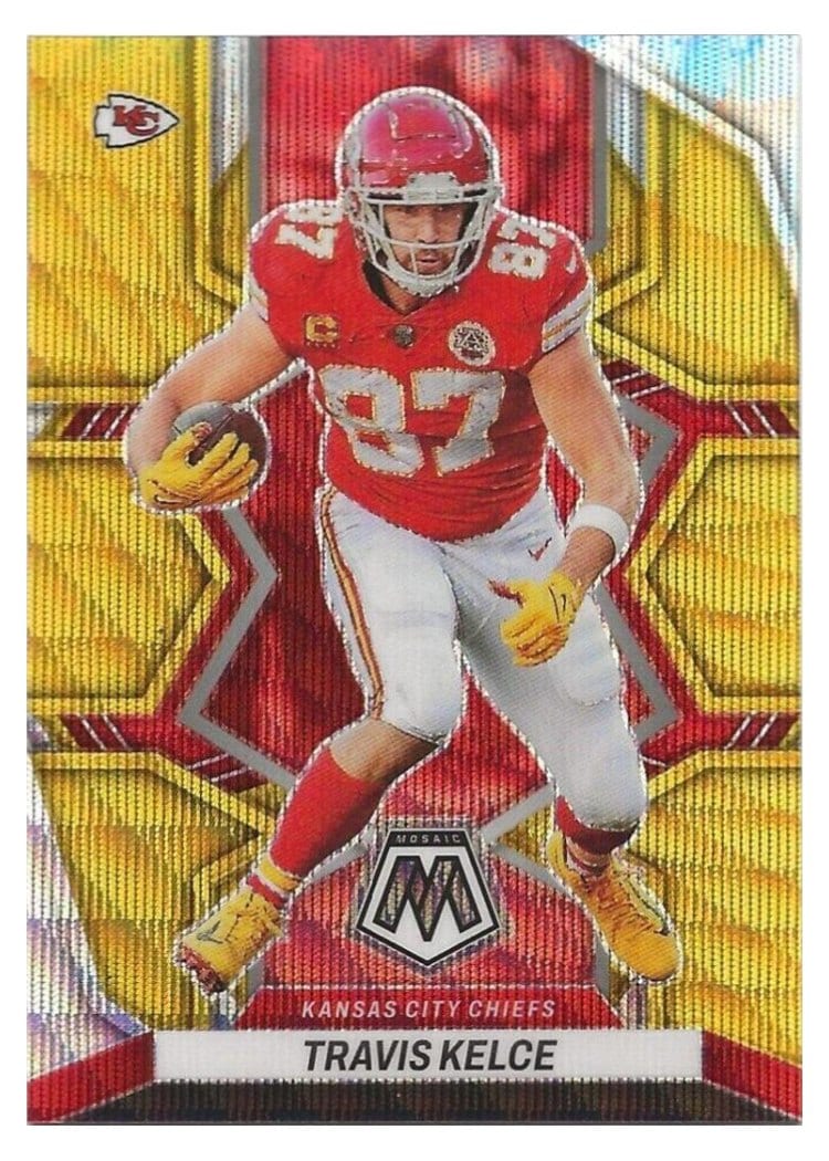 2022 Panini Mosaic Base Set Travis Kelce #97 card