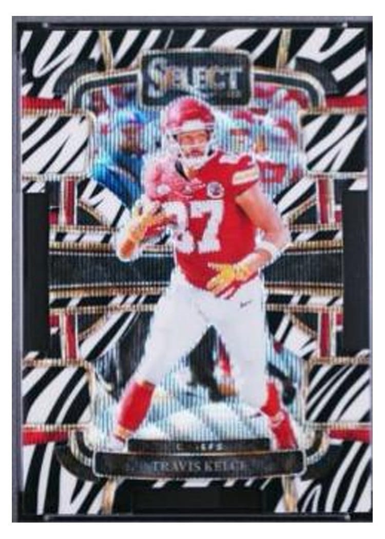 2023 Panini Select Base Set Travis Kelce #50 card