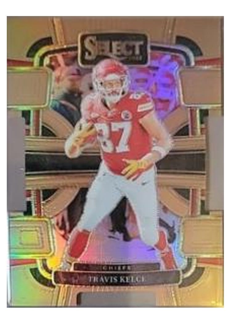 2023 Panini Select Base Set Travis Kelce #50 card