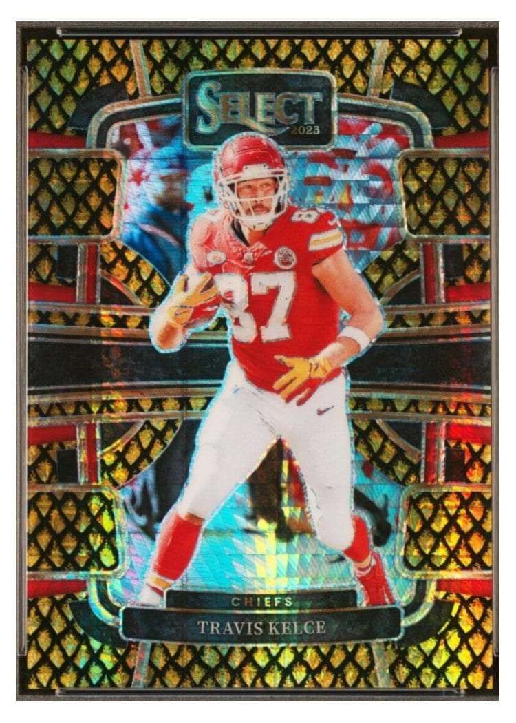 2023 Panini Select Base Set Travis Kelce #50 card