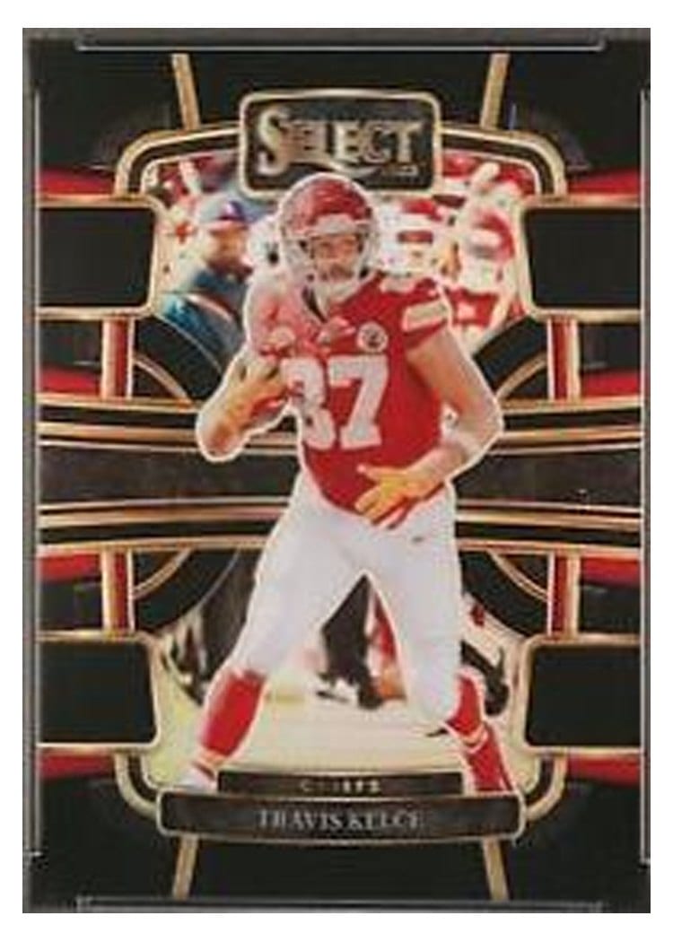 2023 Panini Select Base Set Travis Kelce #50 card