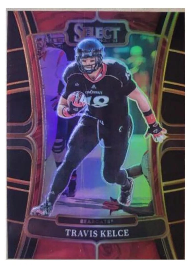 2023 Panini Select Draft Picks Base Set Travis Kelce #71 card