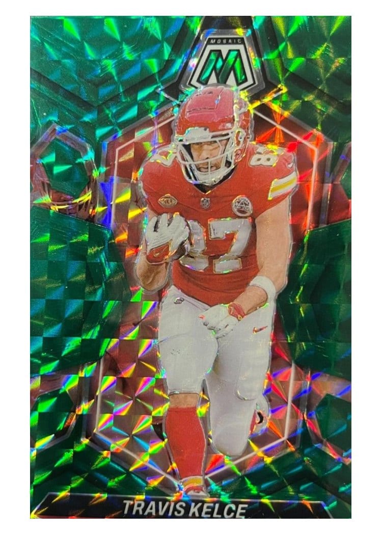 2024 Panini Mosaic Base Set Travis Kelce #110 card