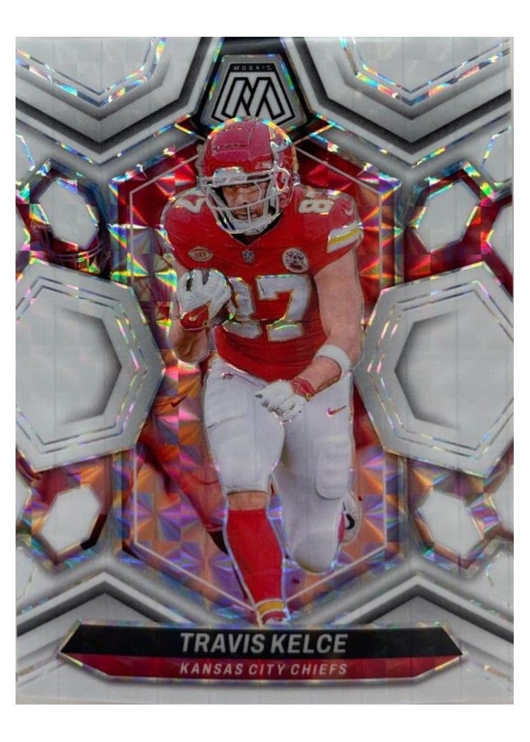 2024 Panini Mosaic Base Set Travis Kelce #110 card