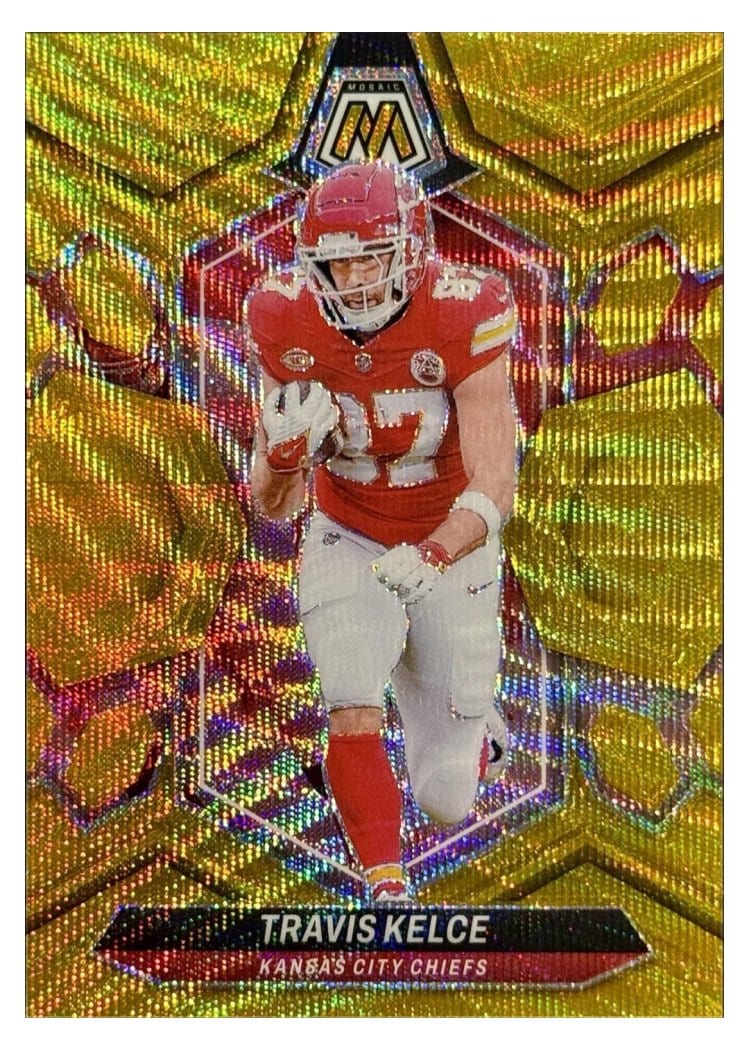 2024 Panini Mosaic Base Set Travis Kelce #110 card