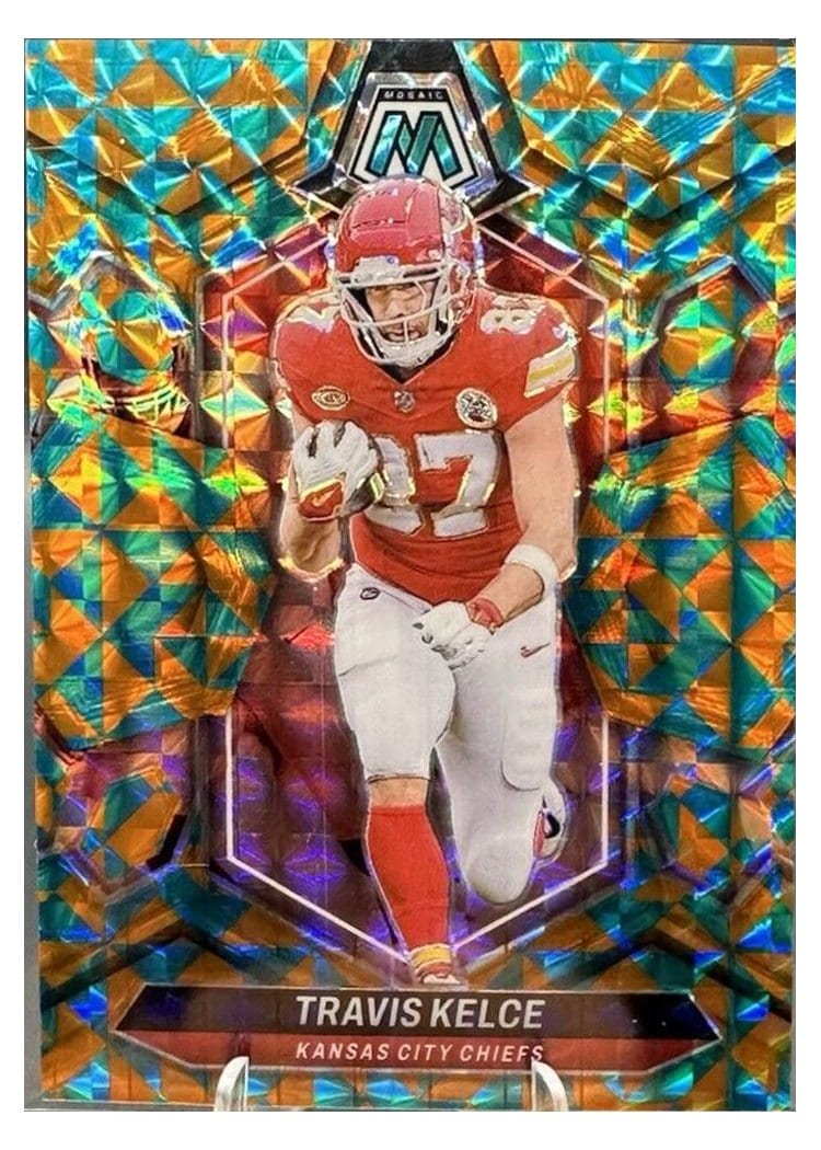 2024 Panini Mosaic Base Set Travis Kelce #110 card