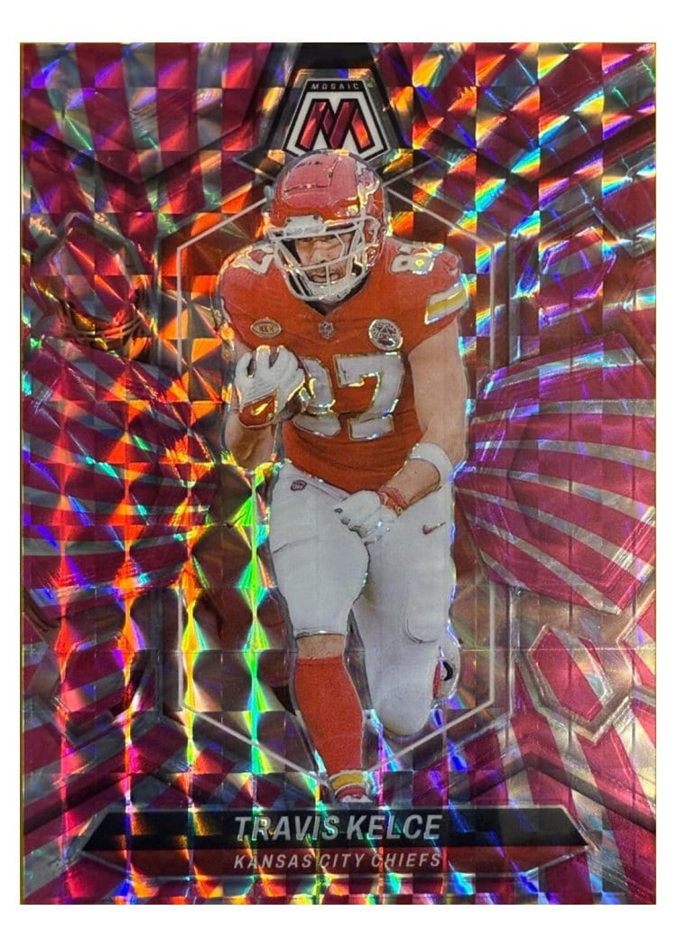 2024 Panini Mosaic Base Set Travis Kelce #110 card