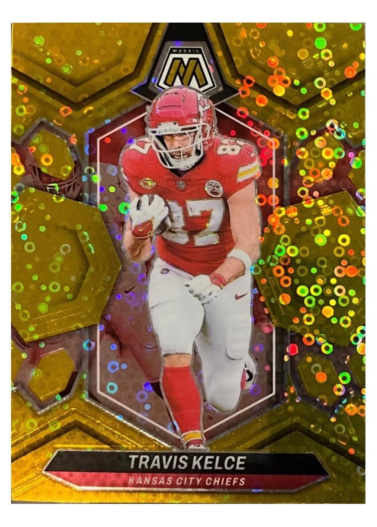 2024 Panini Mosaic Base Set Travis Kelce #110 card