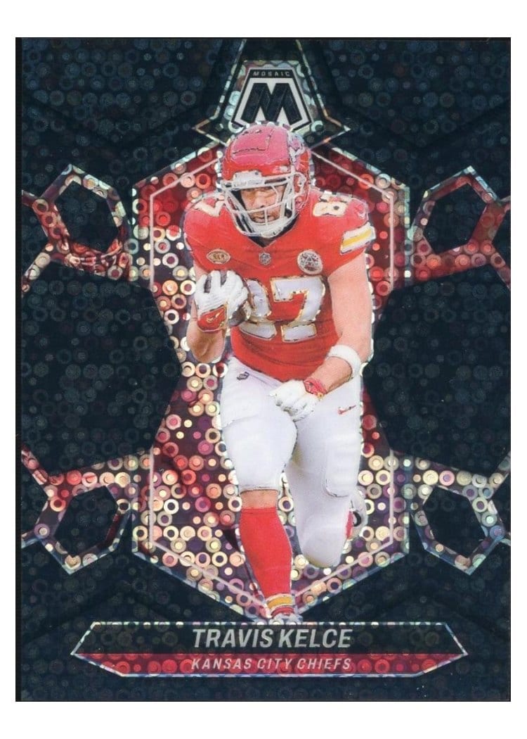 2024 Panini Mosaic Base Set Travis Kelce #110 card