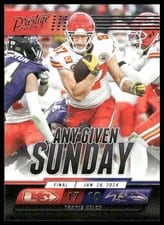 2024 Panini Prestige Any Given Sunday Travis Kelce #AGS-TKE card