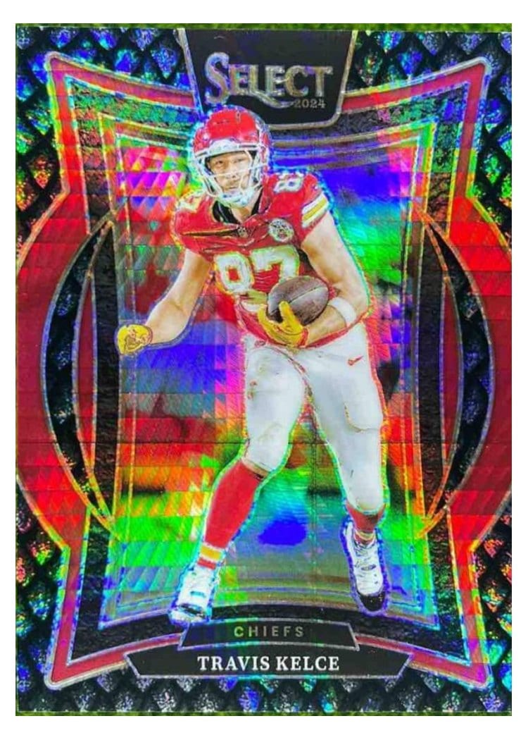 2024 Panini Select Base Set Travis Kelce #97 card