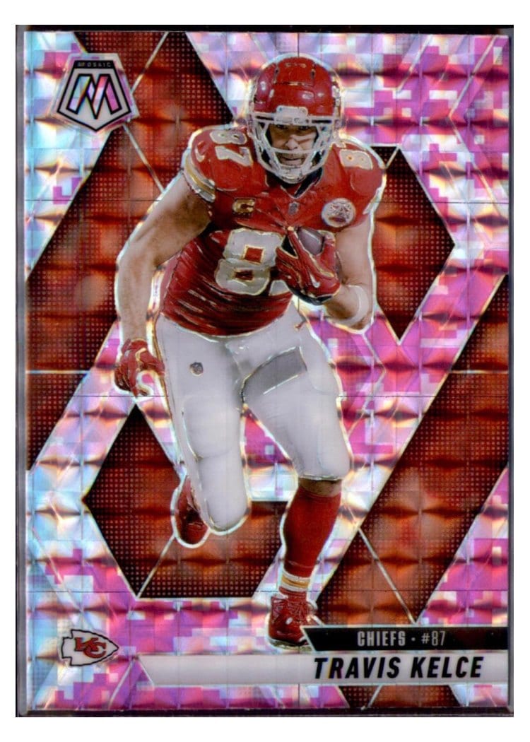 2025 Panini Mosaic Base Set Travis Kelce #106 card