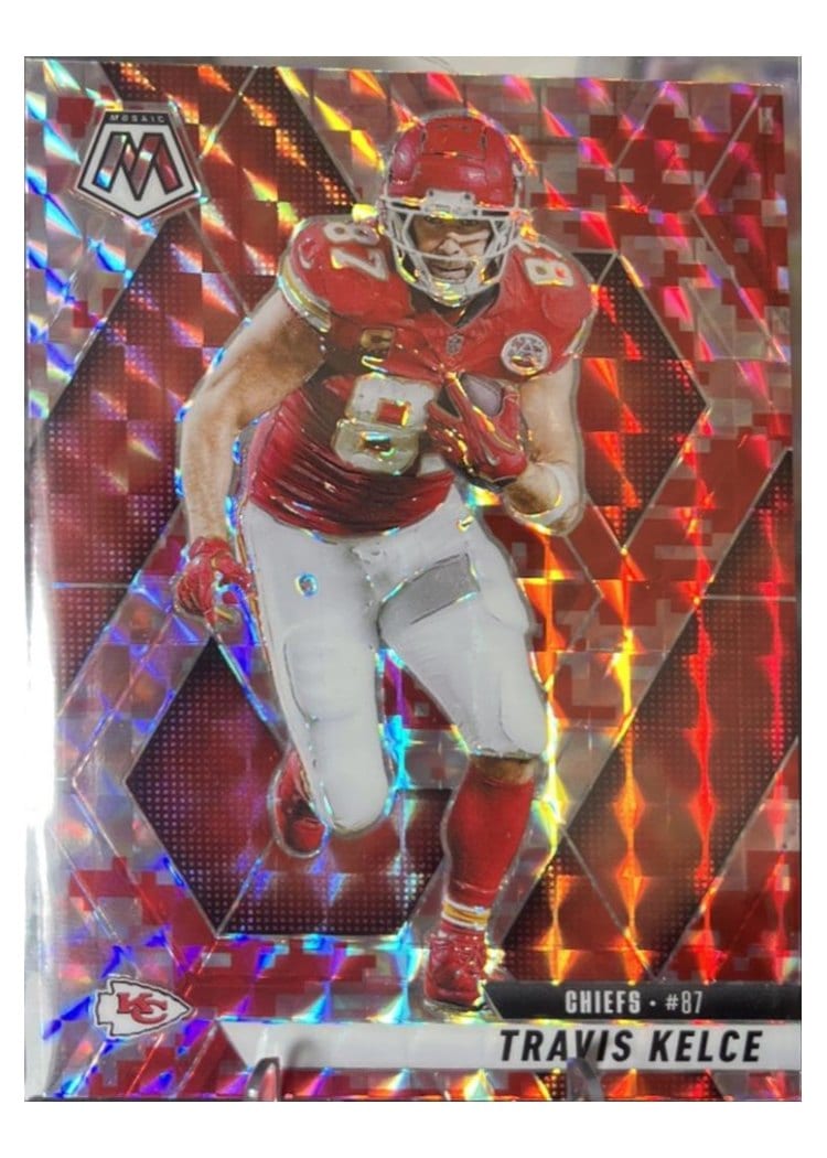 2025 Panini Mosaic Base Set Travis Kelce #106 card