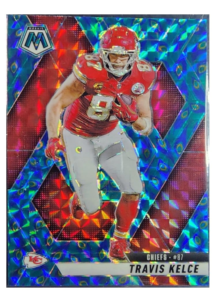 2025 Panini Mosaic Base Set Travis Kelce #106 card