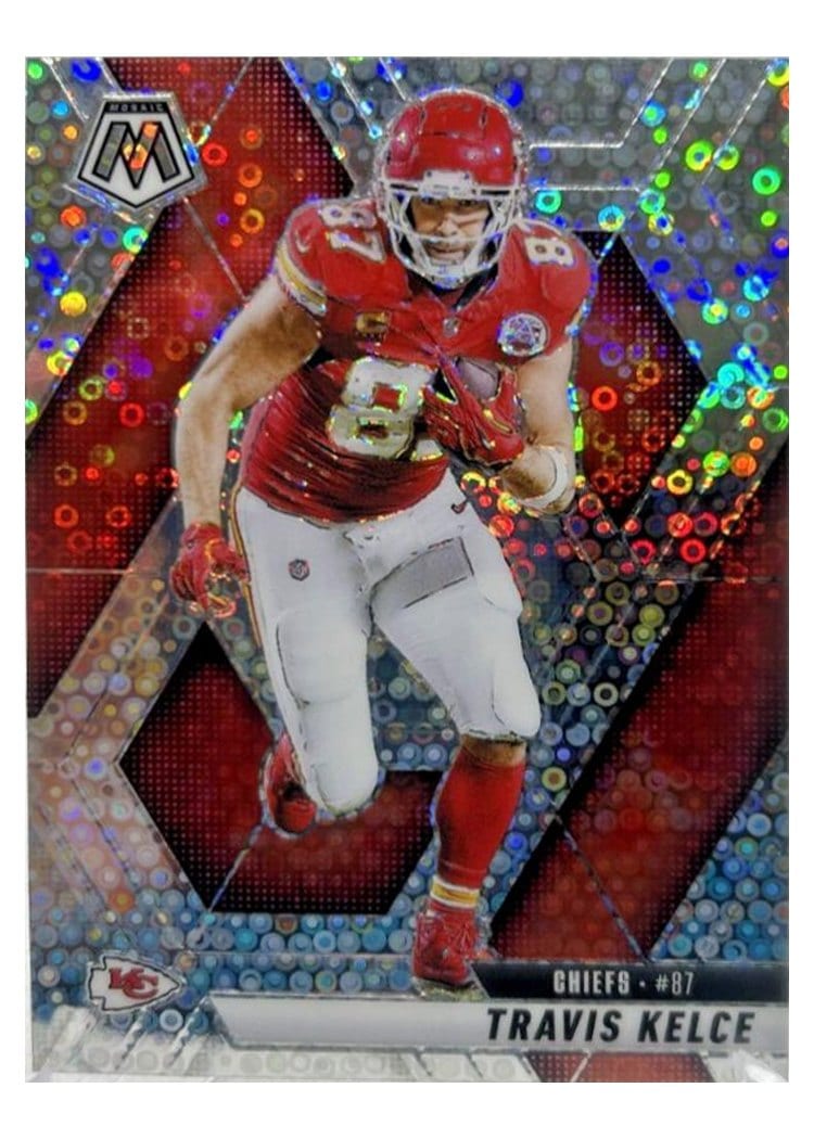 2025 Panini Mosaic Base Set Travis Kelce #106 card