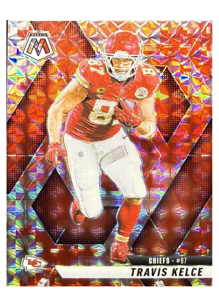 2025 Panini Mosaic Base Set Travis Kelce #106 card