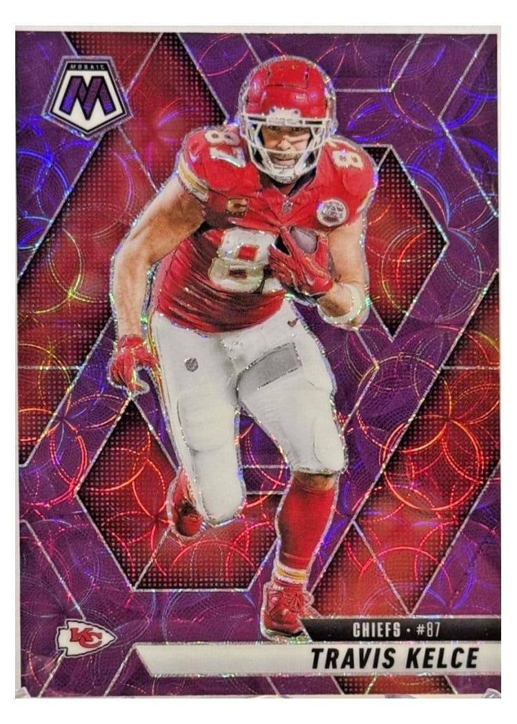 2025 Panini Mosaic Base Set Travis Kelce #106 card