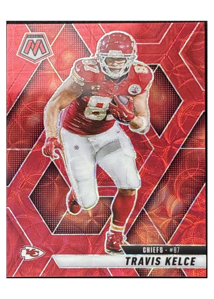 2025 Panini Mosaic Base Set Travis Kelce #106 card