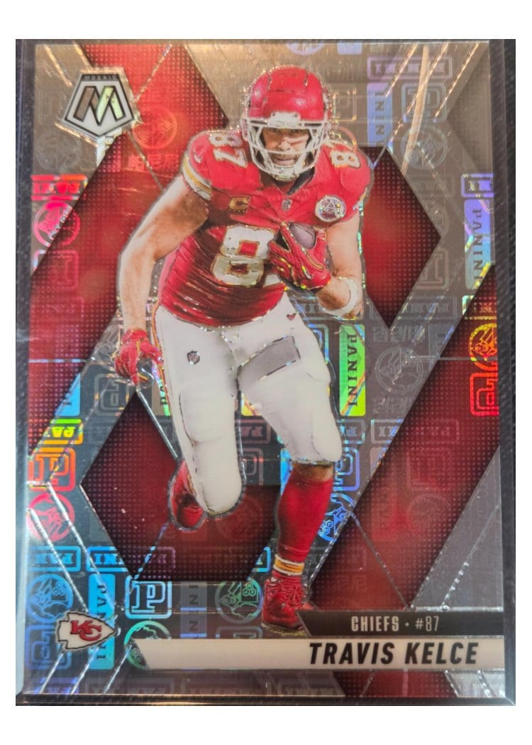 2025 Panini Mosaic Base Set Travis Kelce #106 card