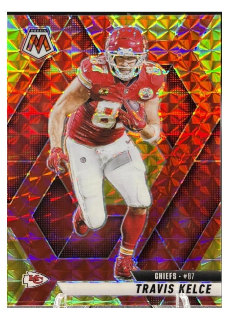 2025 Panini Mosaic Base Set Travis Kelce #106 card