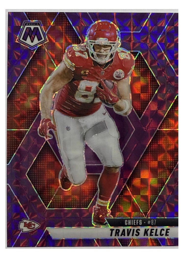 2025 Panini Mosaic Base Set Travis Kelce #106 card