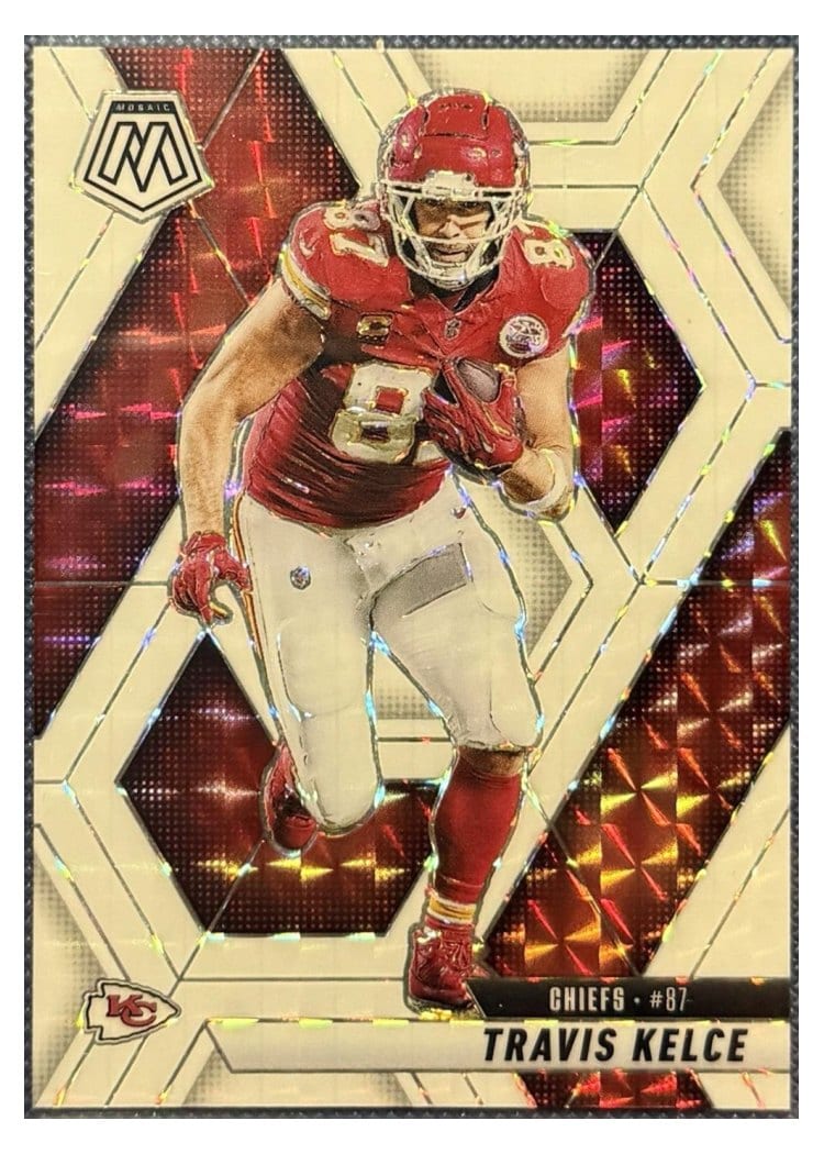 2025 Panini Mosaic Base Set Travis Kelce #106 card