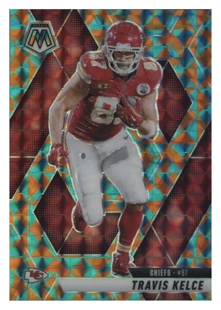 2025 Panini Mosaic Base Set Travis Kelce #106 card