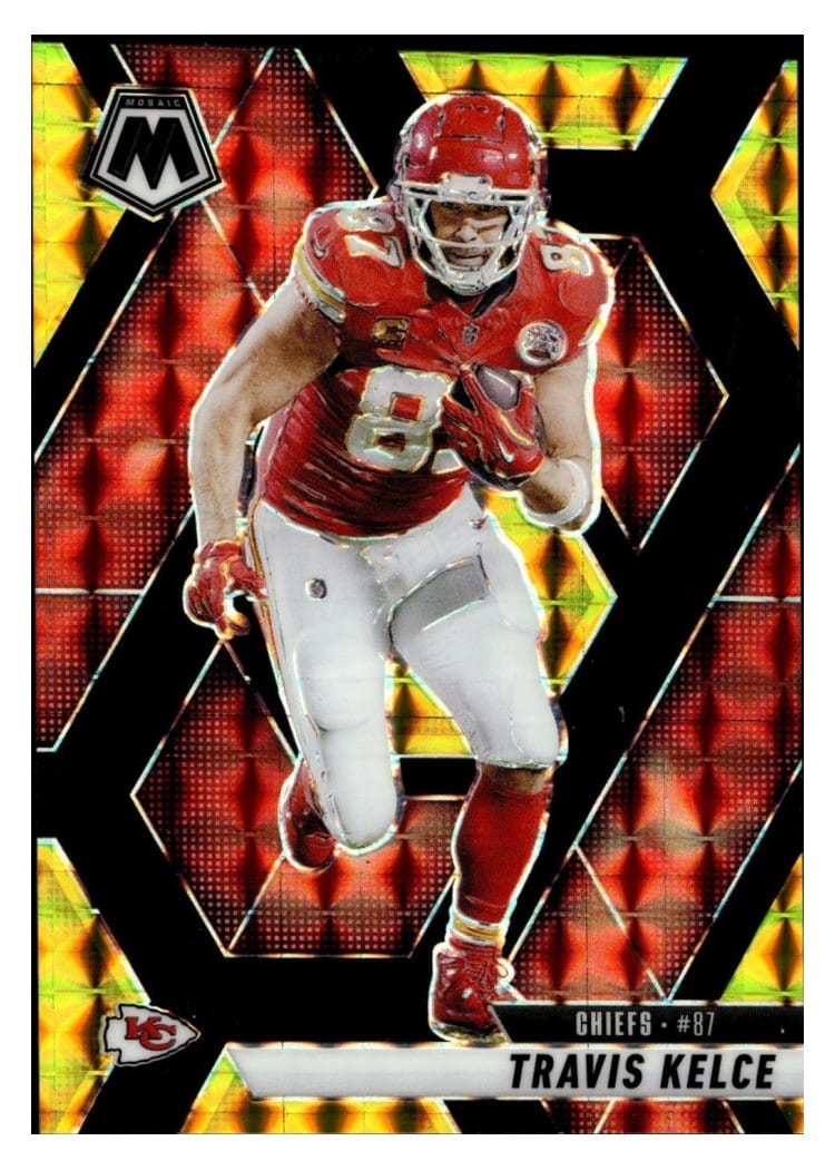 2025 Panini Mosaic Base Set Travis Kelce #106 card