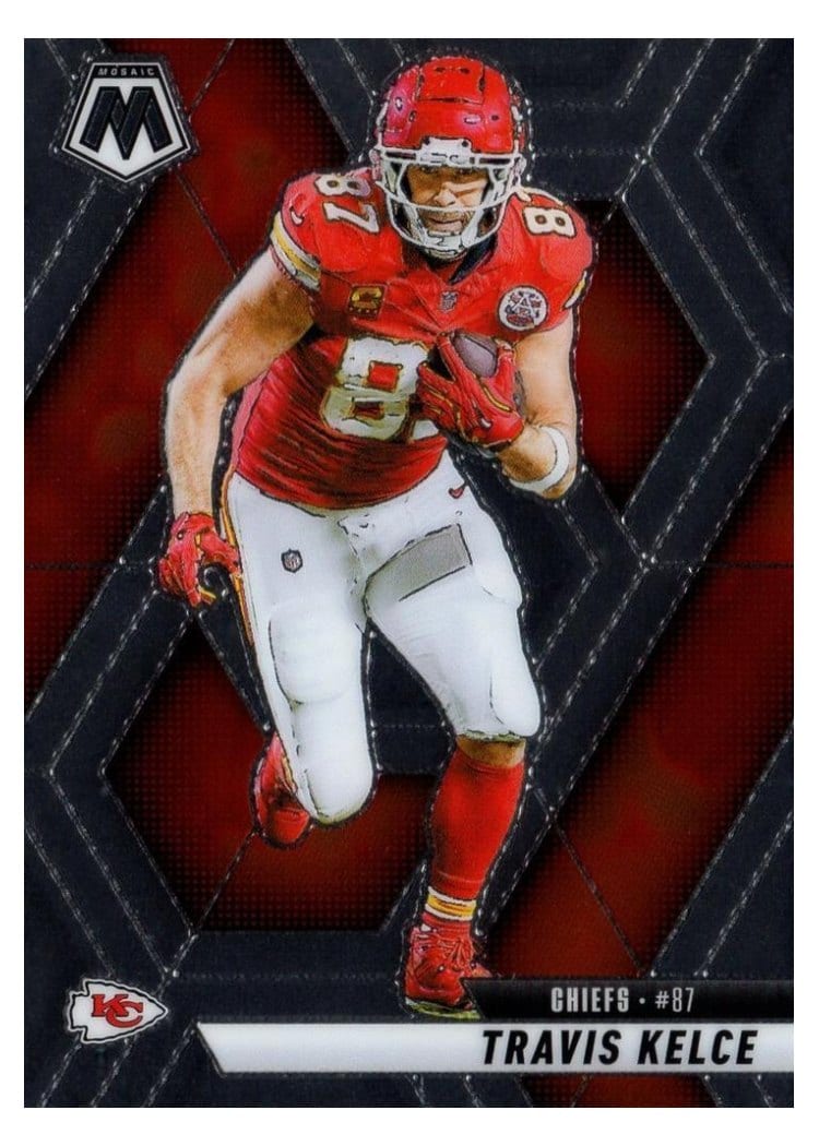 2025 Panini Mosaic Base Set Travis Kelce #106 card
