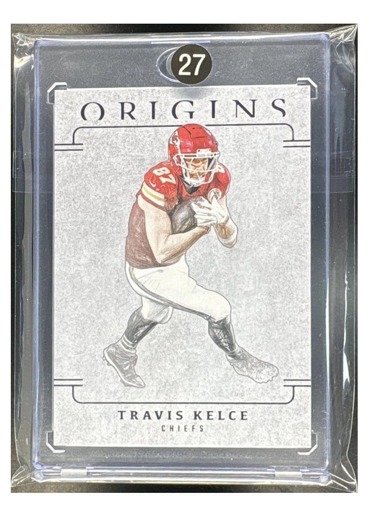 2025 Panini Origins Blank Slate Travis Kelce #1 card