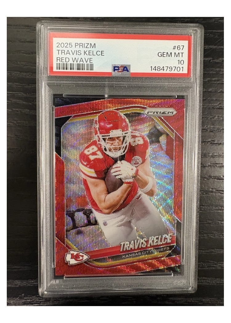 2025 Panini Prizm Base Set Travis Kelce #67 card