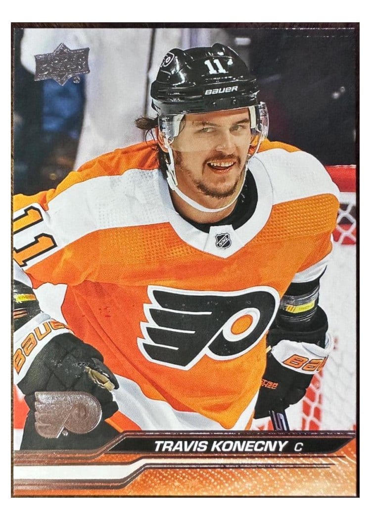 2023-24 Upper Deck Base Set Travis Konecny #137 card