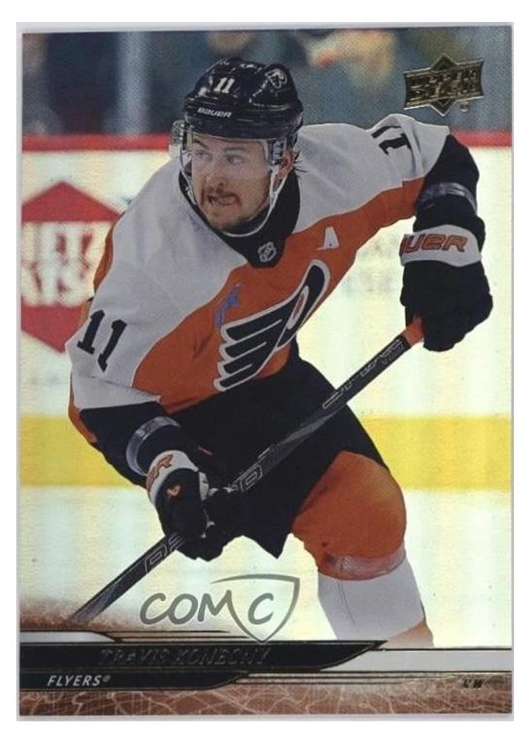 2024-25 Upper Deck Base Set Travis Konecny Silver Foil #595 card