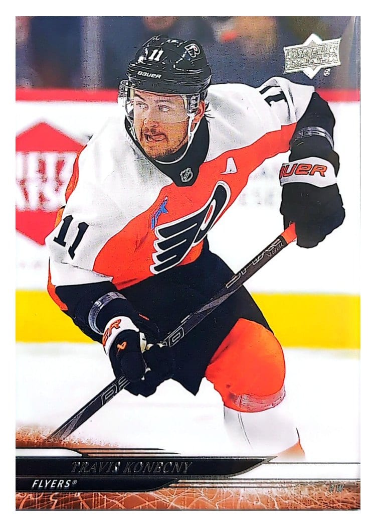 2024-25 Upper Deck Base Set Travis Konecny #595 card