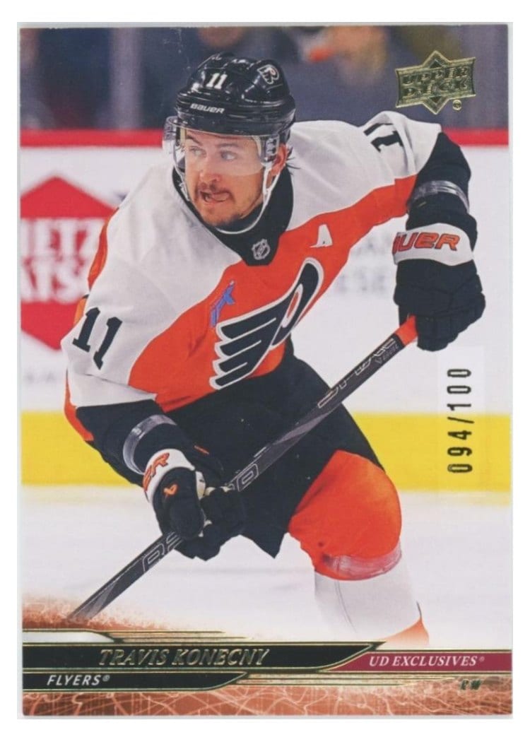 2024-25 Upper Deck Base Set Travis Konecny #595 card