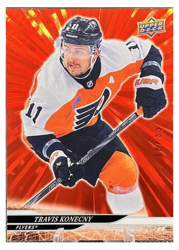 2024-25 Upper Deck Base Set Travis Konecny #595 card
