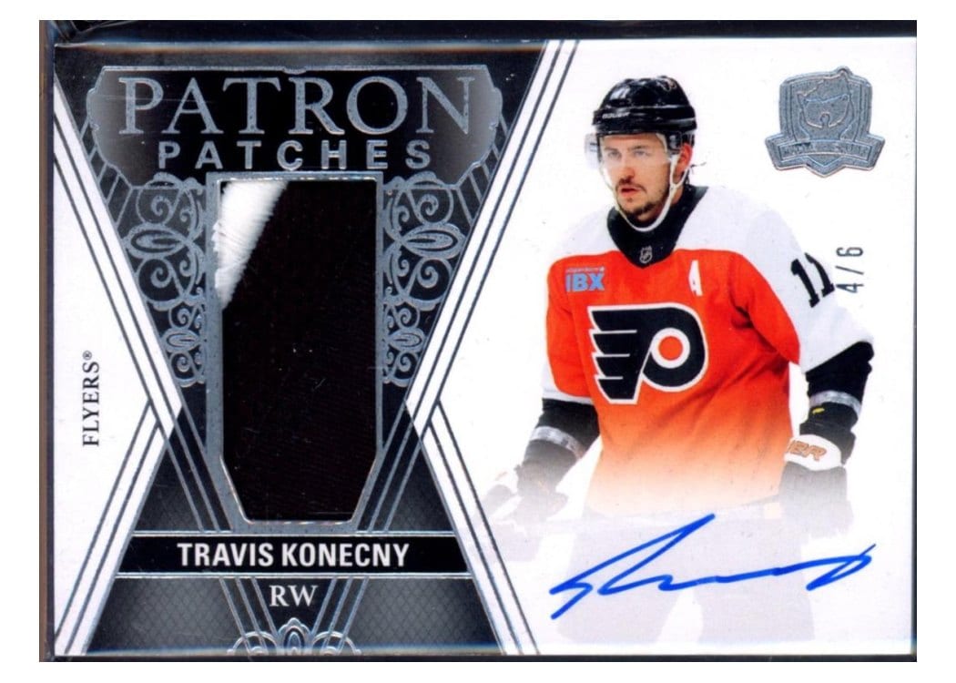 2024-25 Upper Deck The Cup Patron Patches Travis Konecny #PP-TK card
